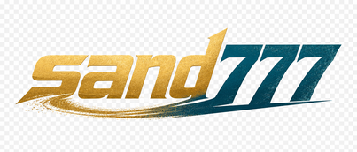 Logo sand777 berwarna biru muda